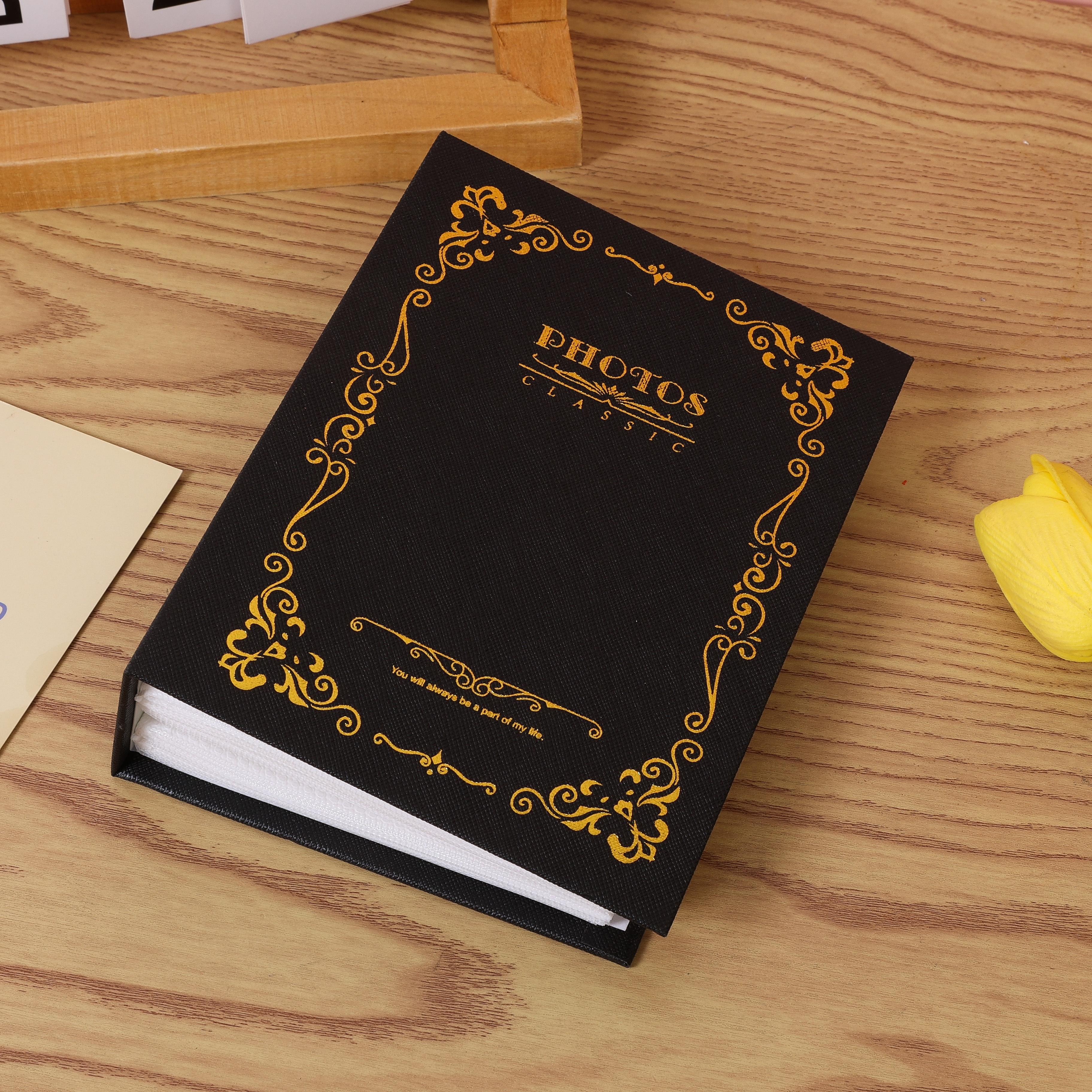 Baby Photo Album 10.16cm x 15.24cm with 100 Double Interstitials for Milestones and Holidays