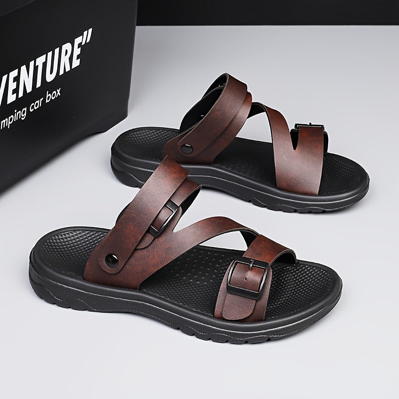 Sandalias casual transpirable de hombre con punta abierta y suela de EVA antideslizante para actividades al aire libre