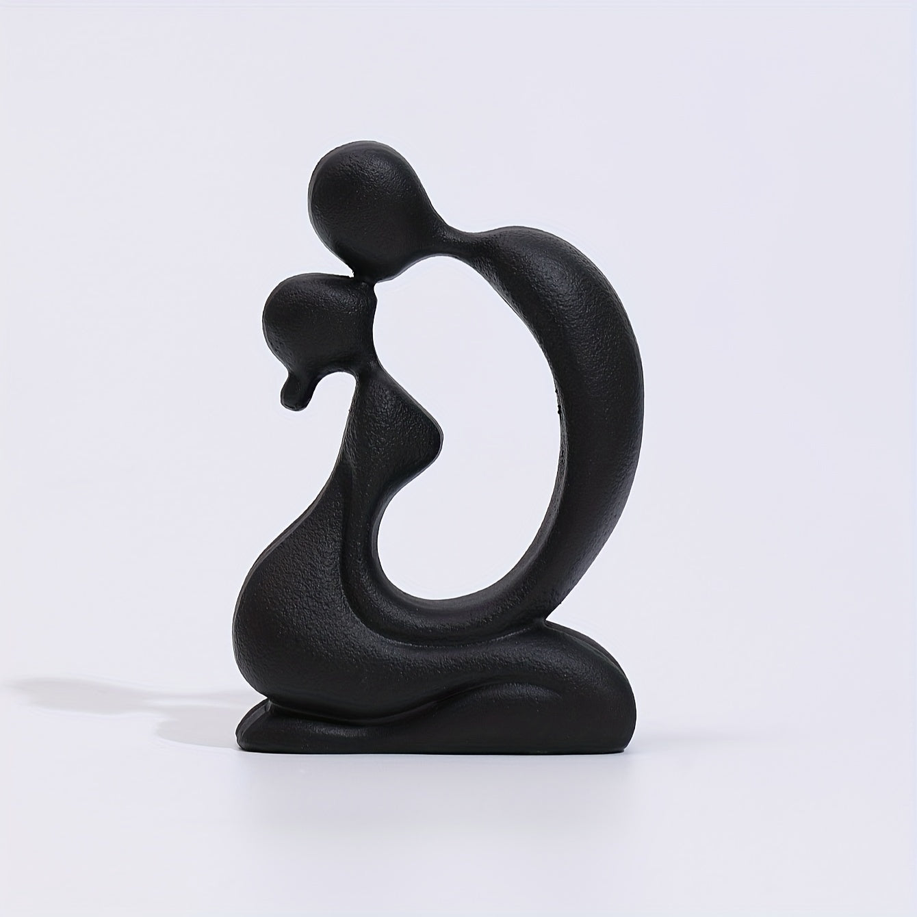 Abstract Resin Couple Sculpture for Indoor Outdoor Decor