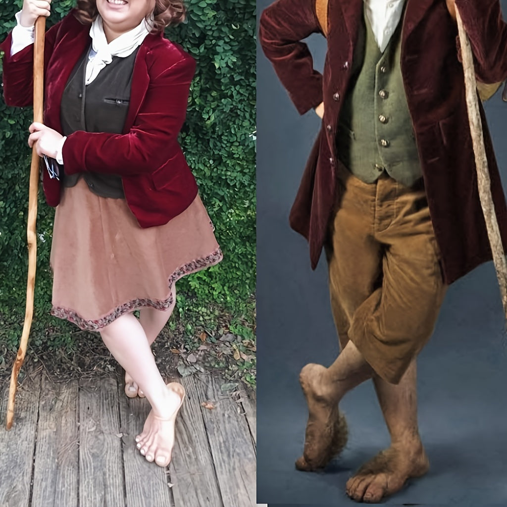 Adult Unisex PVC Big Foot Costume Shoes Funny Feet Slippers