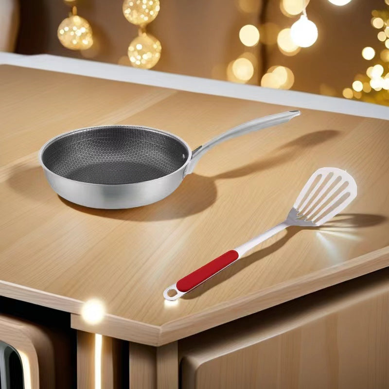 Ko'p funksiyali zanglamas po'latdan yasalgan qozon - yopishqoq, mukammal qovurish va steak pishirish uchun asal to'pi naqshi - har qanday turdagi taomlar, uyda foydalanish uchun, ko'p maqsadli, ixcham qozon.