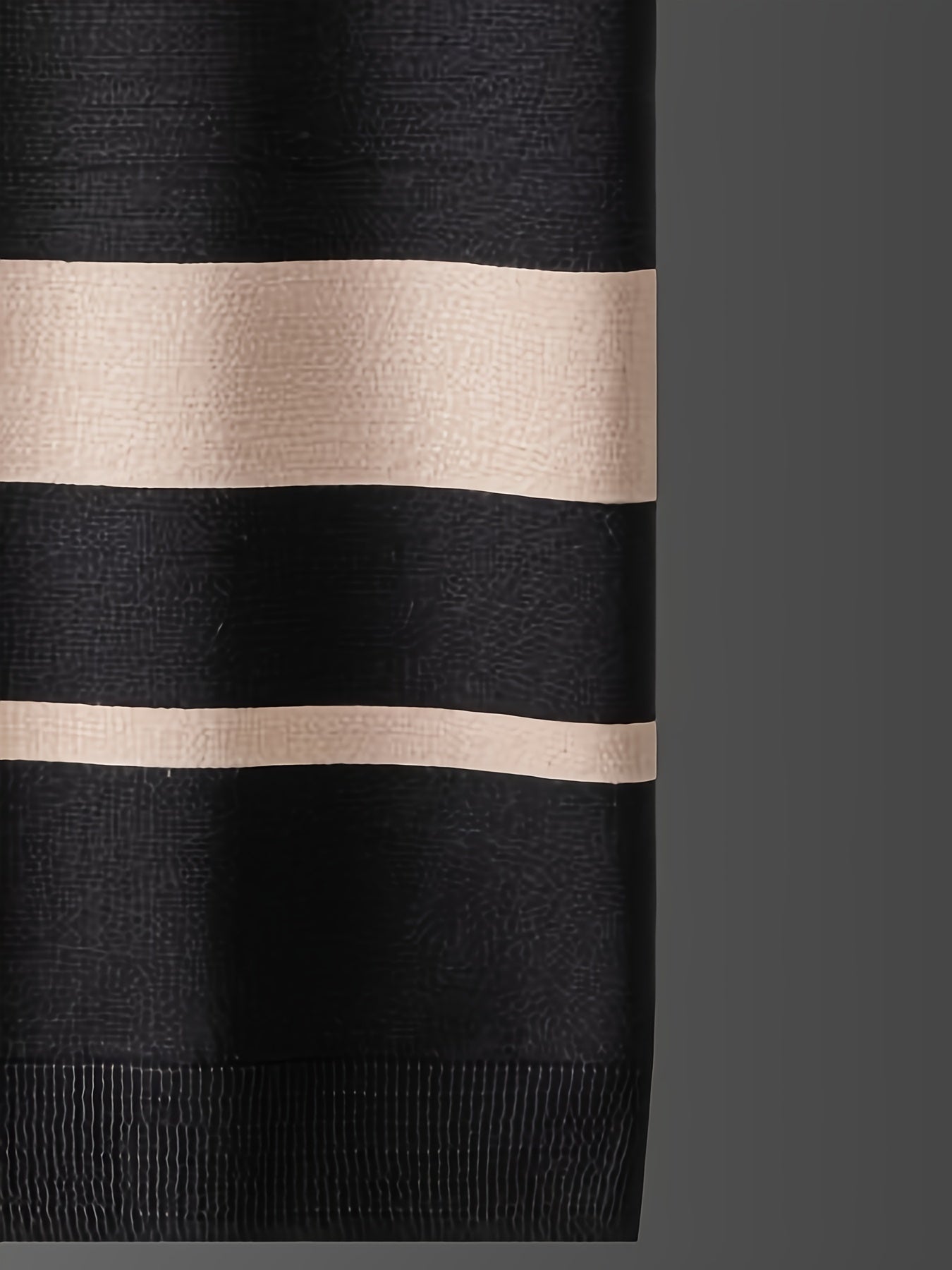 Men's Striped Crew Neck Sweater with Medium Stretch for Spring Fall