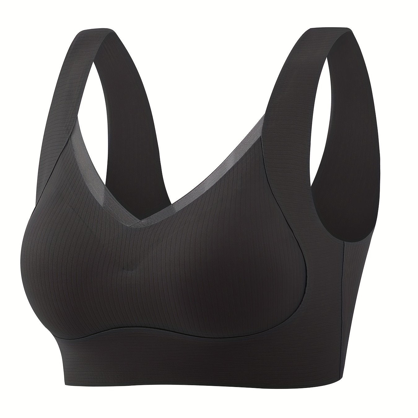 Women's Breathable Full Coverage Bra with Contrast Mesh Detailing