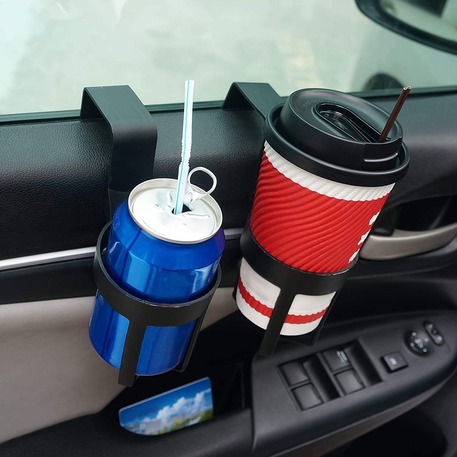 2pcs Car Water Cup Holders Drink Organizer for Vehicle Interior