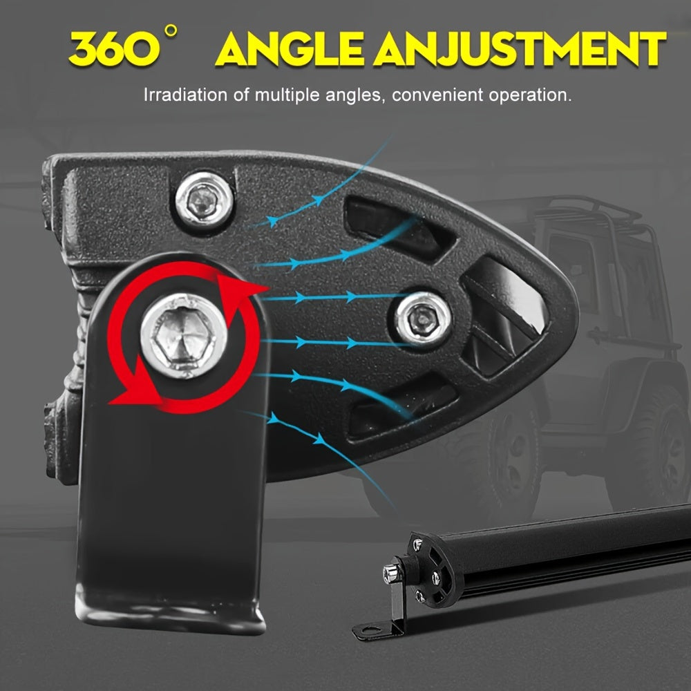 LED Light Bar 25.4cm 50.8cm White Combo Beam Work Light for Off Road Vehicles