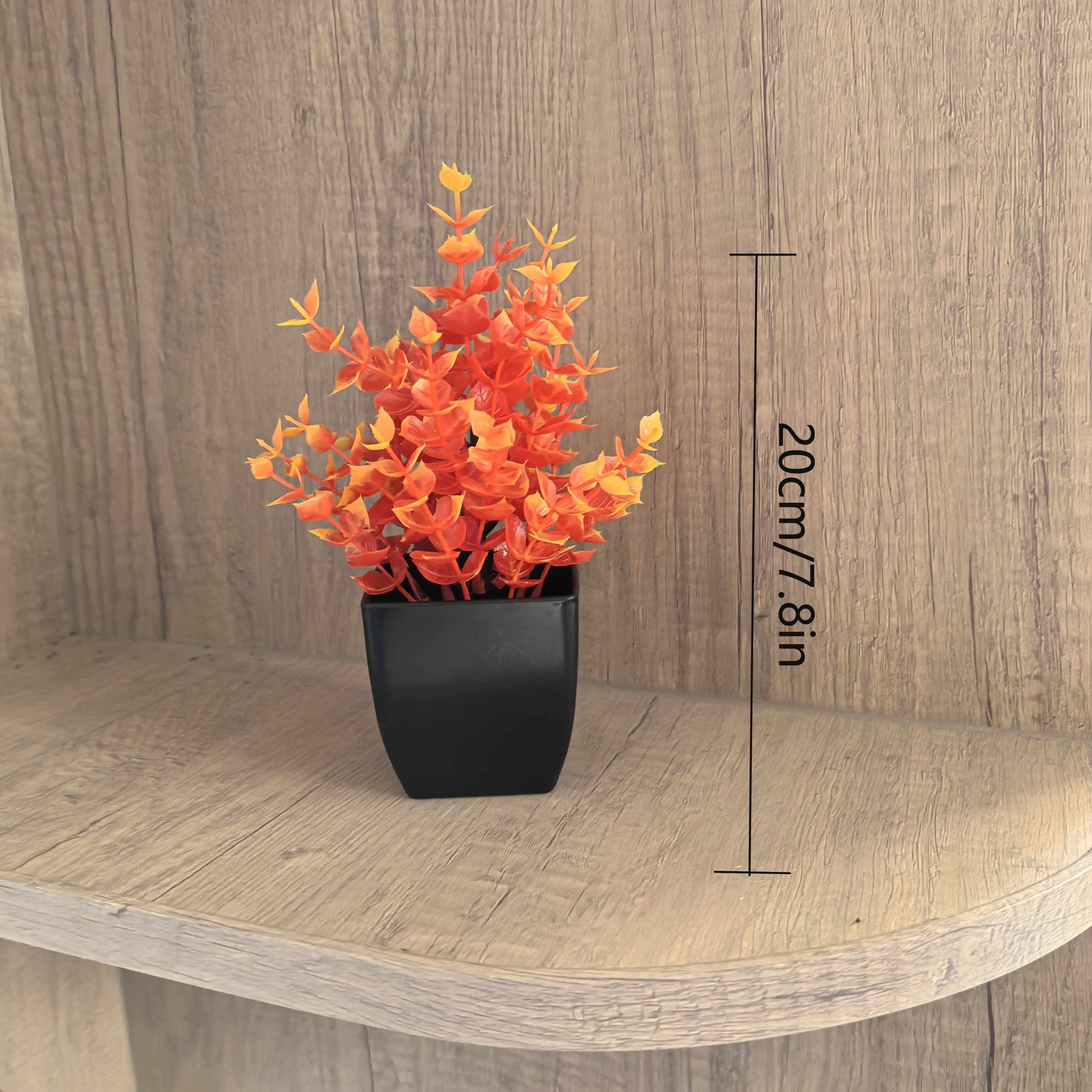 Artificial Plants Mini Eucalyptus and Grass Potted Decor for Home Office