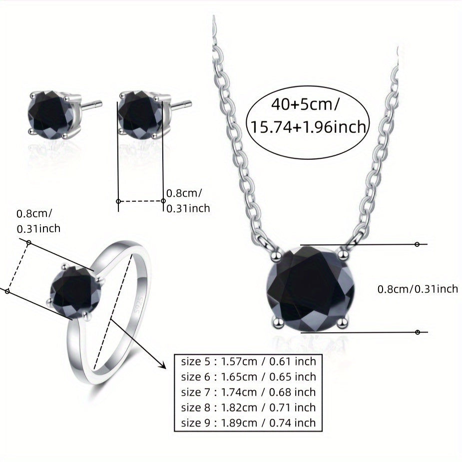 Люкс Мойсанит бижутерияси тўплами 2ct сариқ ожон, кулон, оёқбосма, сақич, стерлинг олтин