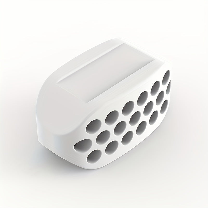 1 dona Zaryadsiz Silikon Jag'ni Shakllantiruvchi Massajer erkaklar uchun, Ikki iyakni kamaytiruvchi, Qora, Oq va Kulrang ranglarda mavjud.