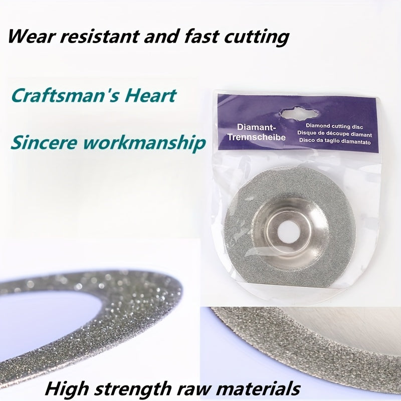 Алмазное колесо для пилы 4 дюйма, ультратонкий диск для резки стекла, керамики, мрамора