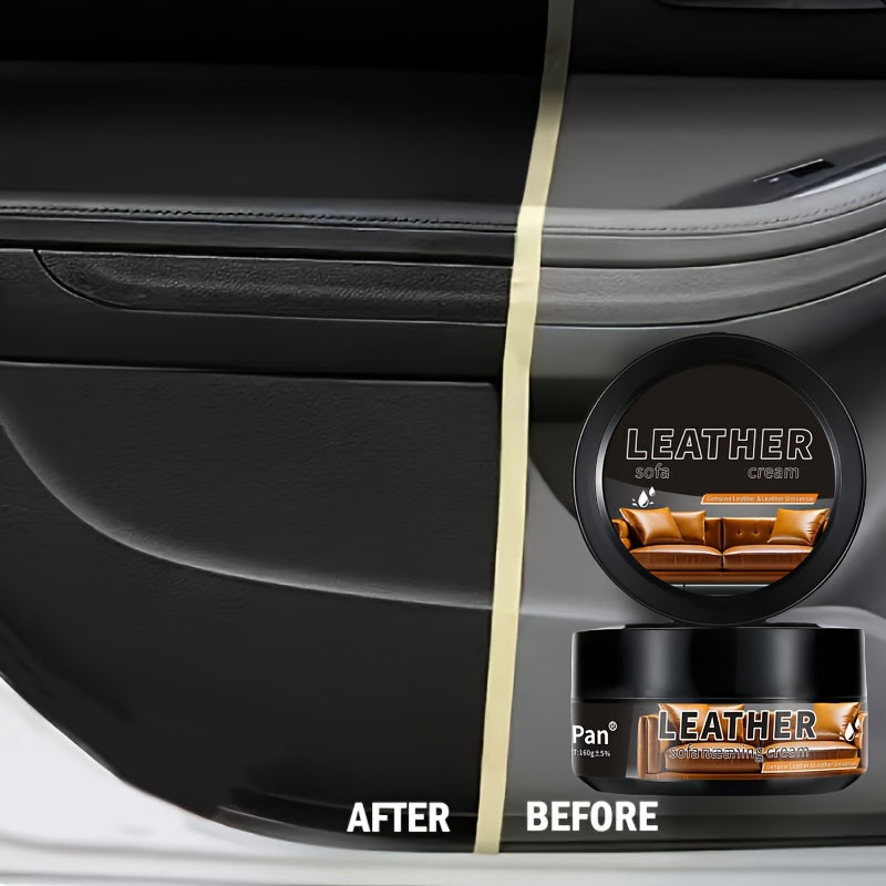 Воск для ухода за салоном автомобиля, восстановление кожи и пластика, 160 г