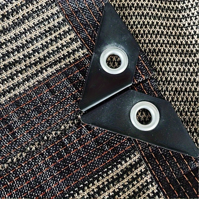 Плотная водонепроницаемая ткань из ПЭ для тентов для садов, теплиц и патио, 90% кофе коричневый