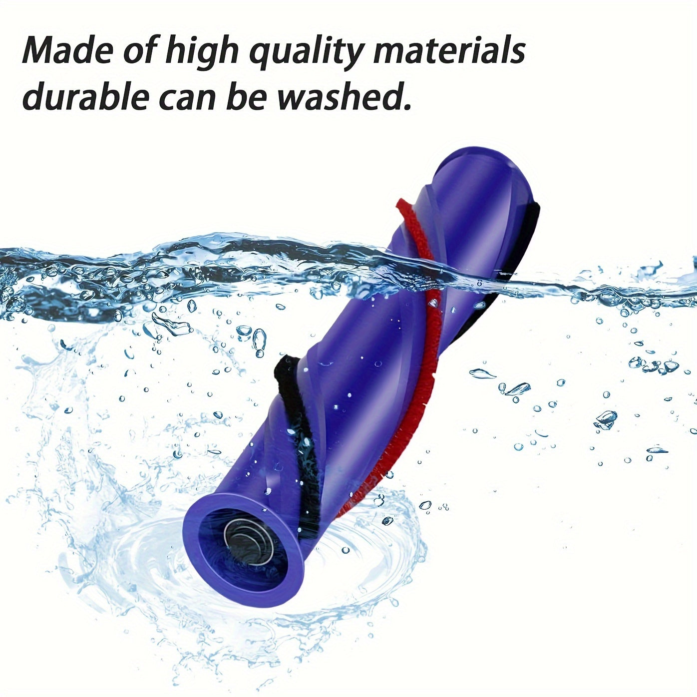 Replacement Brush Bar for V6 Vacuum Cleaner 4 Prong Drive No Screw