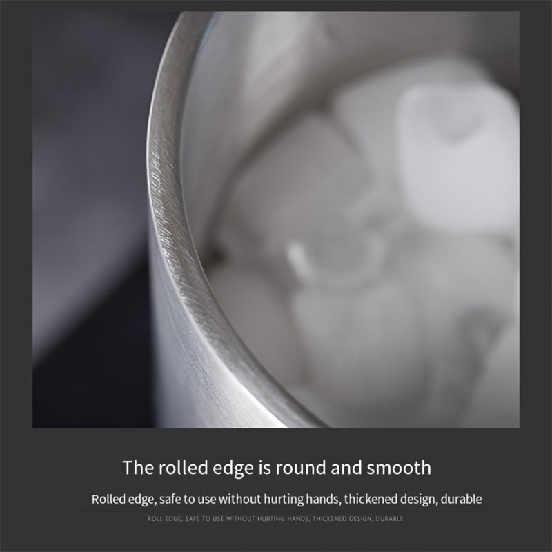 Tashqi sharoitlarda ichimliklarni sovutish uchun zanglamaydigan po'latdan yasalgan ikki qavatli muz idishi, pikniklar va partiyalar uchun ko'chma.