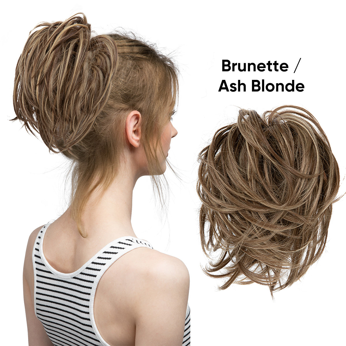 Women's Fluffy Curly Wig Hair Ring Elastic Rubber Band Hair Accessory