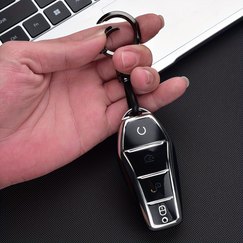 Car Key Cover TPU Durable Anti-Drop Smart Remote Protector for Vehicle