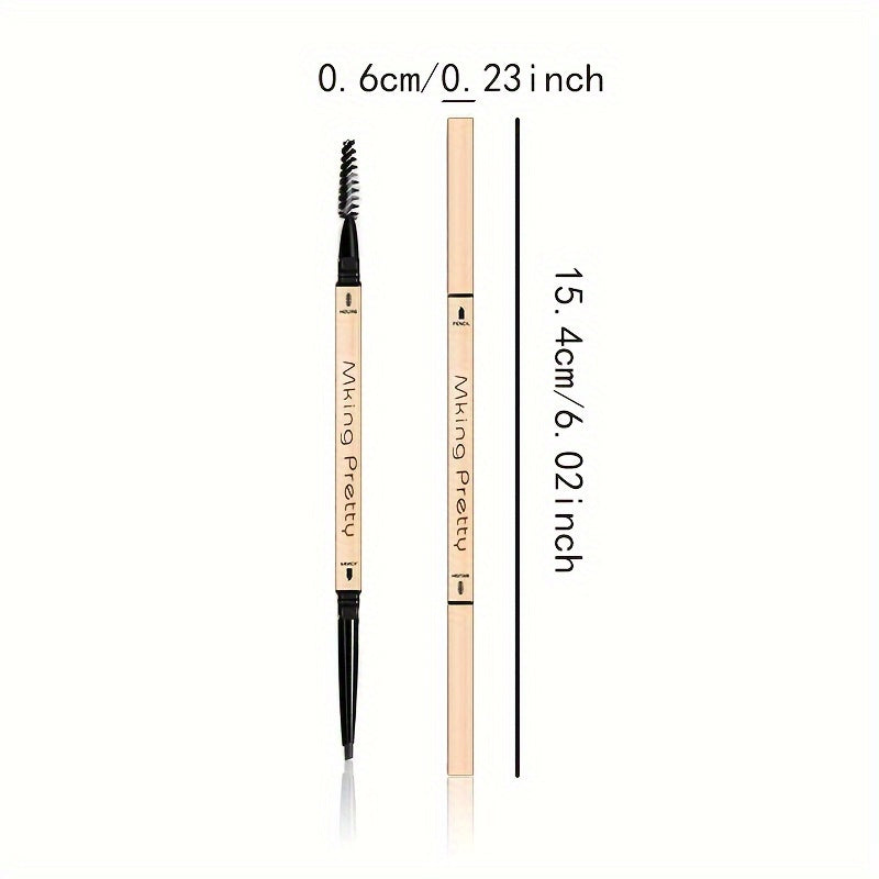 Lápiz de cejas para mujer Golden Slim resistente al agua, a prueba de manchas, para todo tipo de piel