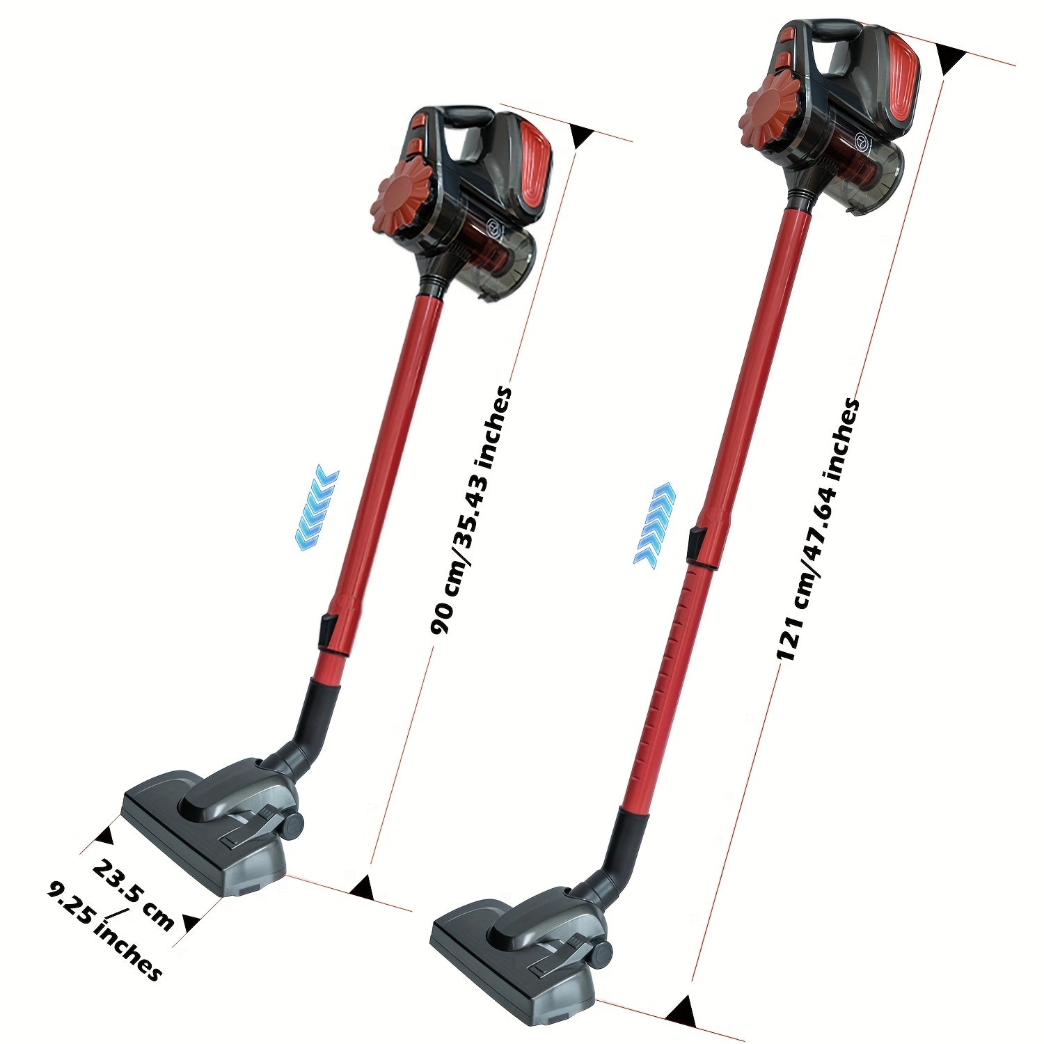 600W Handheld Vacuum Cleaner with 18KPa Suction Low Noise Corded Pet Hair Hard Floor Carpet