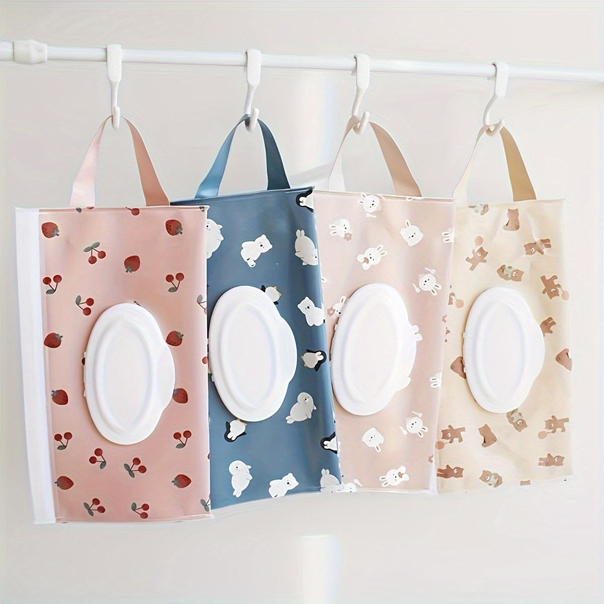 Dispensador portátil de toallitas EVA con soporte recargable para toallitas húmedas y conservación de la frescura para actividades al aire libre