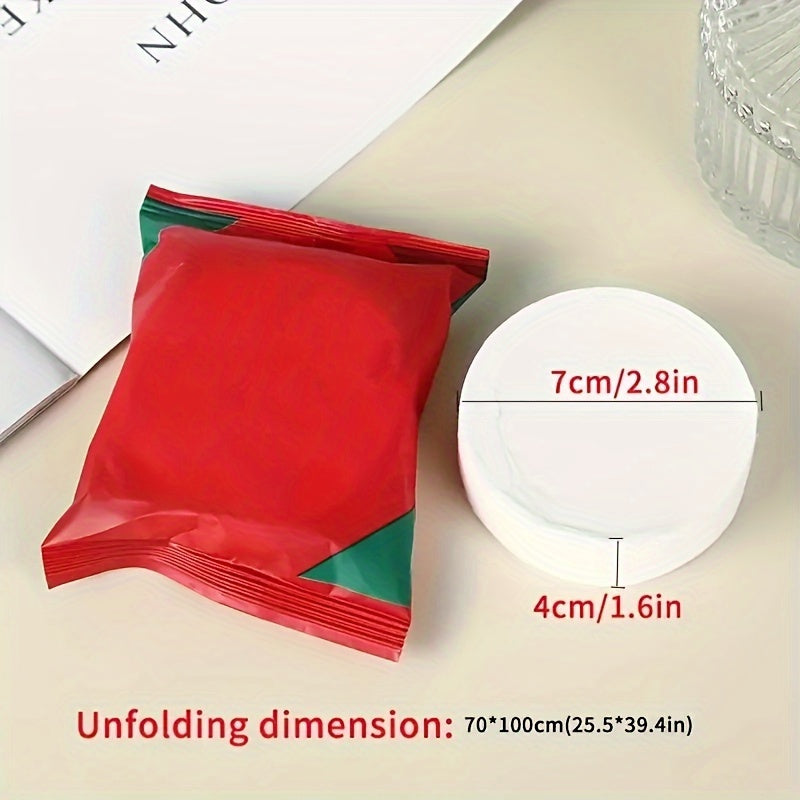 20 ta katta qalin tashqi sayohat sochiqlari, portativ, bir martalik yuz va tanani tozalash, sayohat uchun