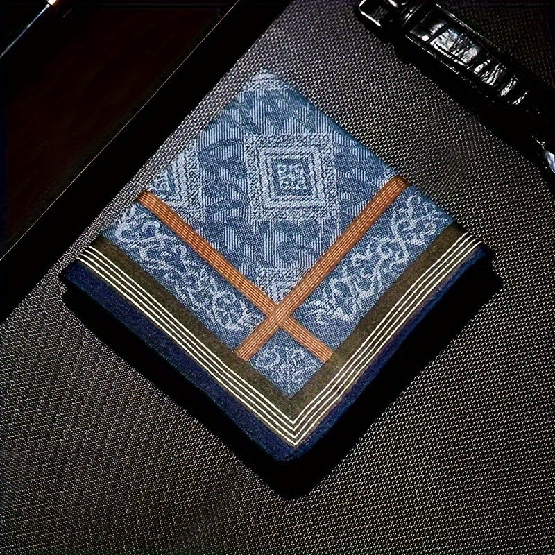 Erkaklar paxtali jakard sharf, qalin, teri so'radigan, nafis rangli, to'qilgan