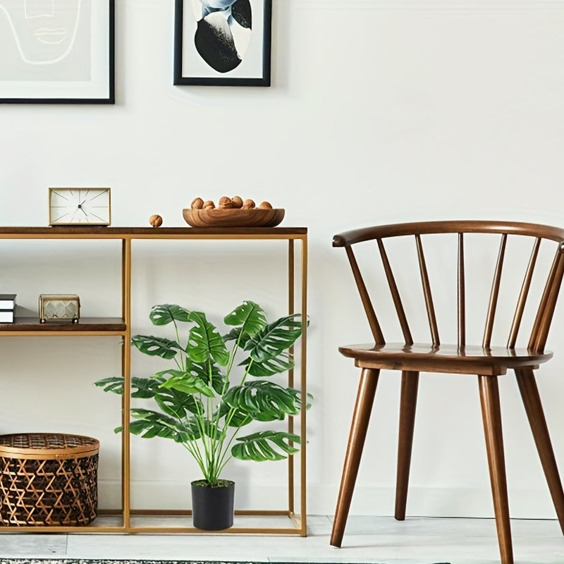 Small Artificial Floor Plant for Home Office Decoration PVC Indoor No Flowers