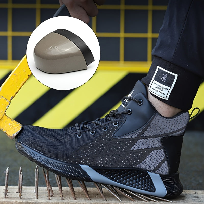 Women’s Steel Toe Safety Work Shoes Lightweight Breathable Construction Sneakers