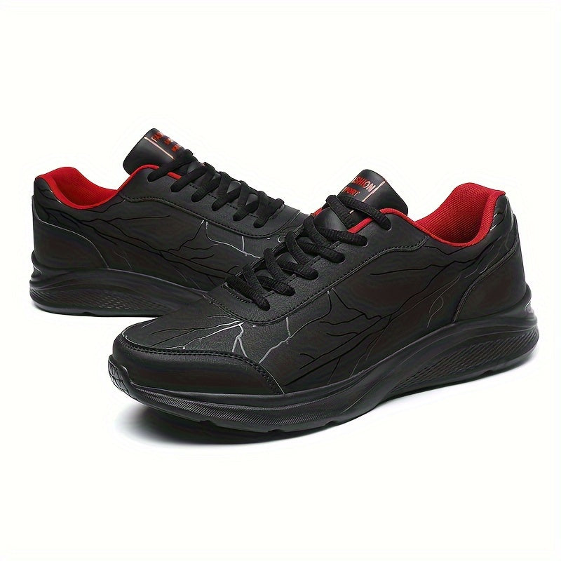 Men's Casual Sports Shoes EVA Sole Cloth Insole Superfine Fiber Upper Solid Color for Sports