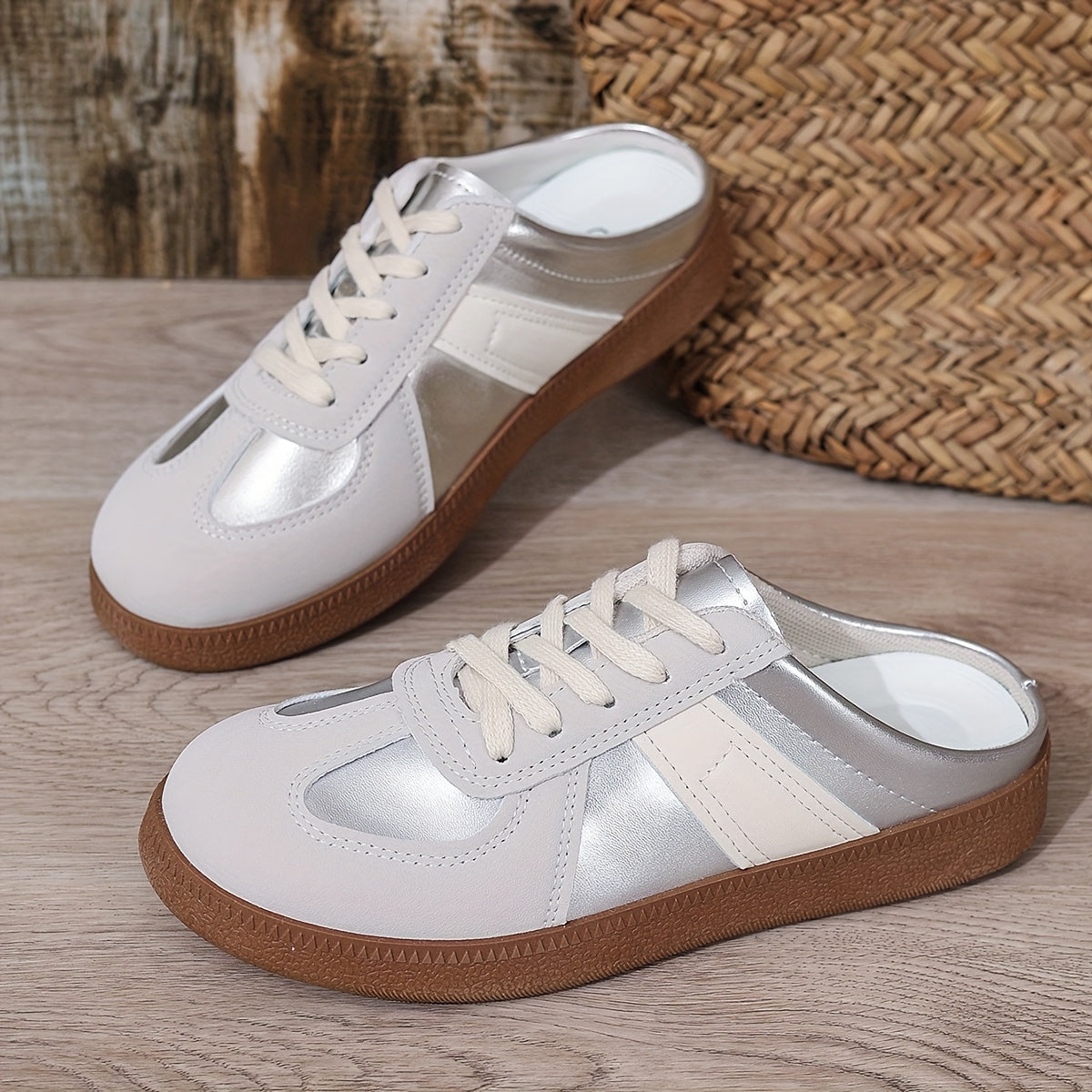 Women's Flat Head Slippers Comfortable Indoor Slip-Resistant