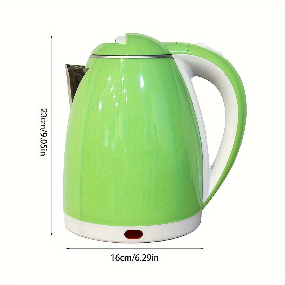 Electric Kettle 1.8L Light Blue Stainless Steel Fast Boiling Large Capacity