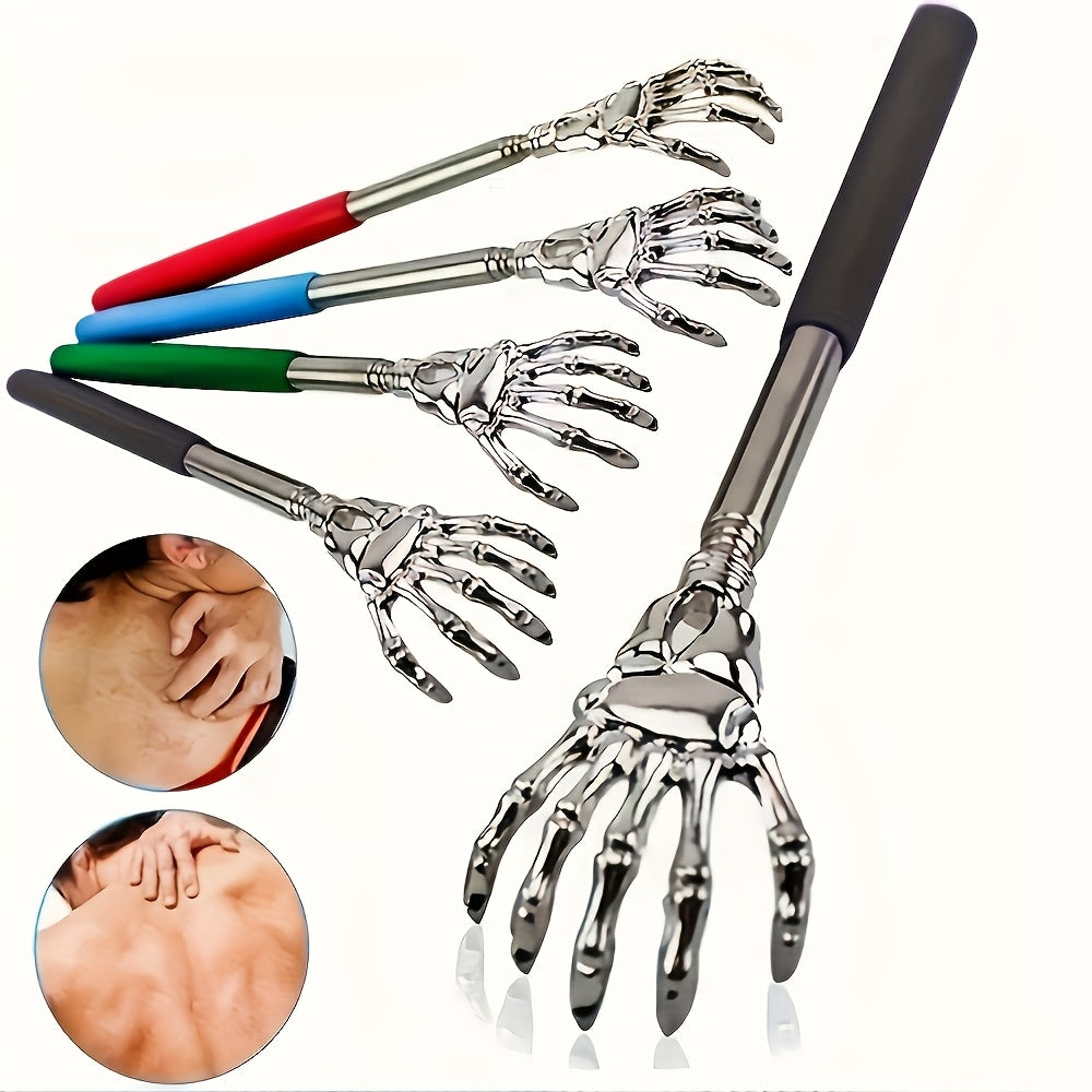 Stainless Steel Back Scratcher Extendable Claw Adjustable Portable Ergonomic Handle 3 Colors
