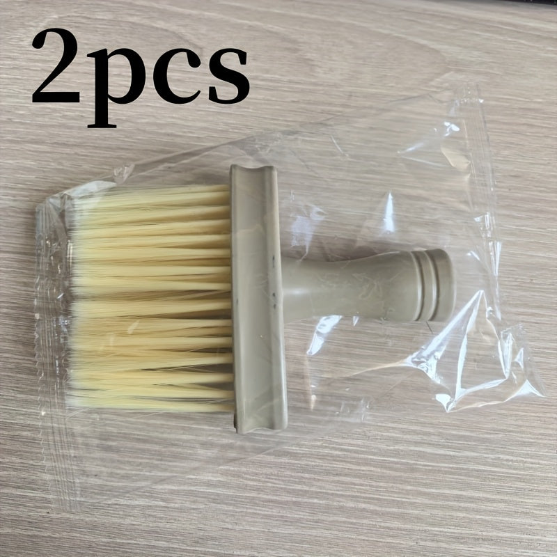 Juego de 2 cepillos de limpieza de ranuras de plástico de 15,7 cm para ventanas, escritorios, cocinas