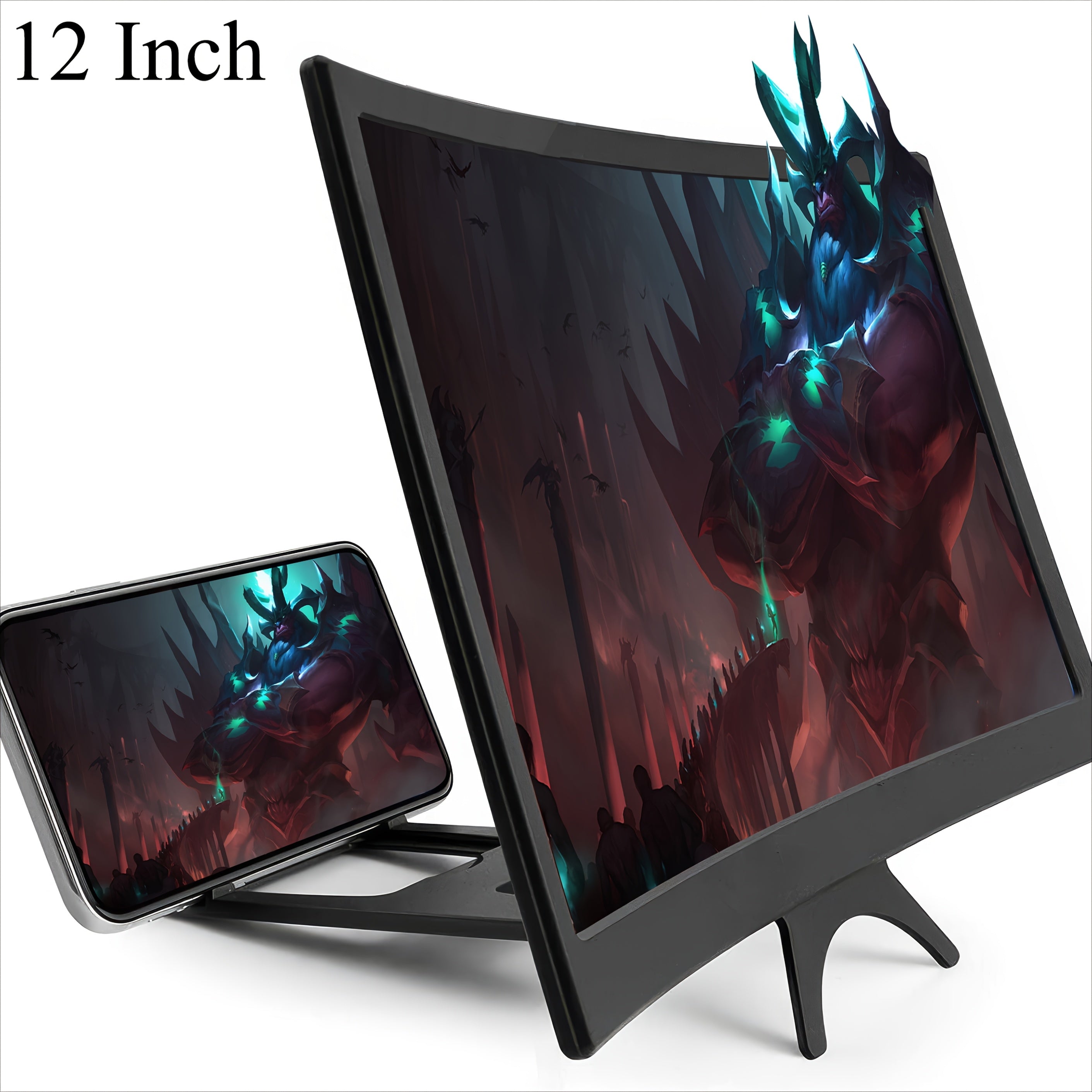 14-Inch Smartphone Screen Magnifier 3D Expander Foldable Stand Video Gaming