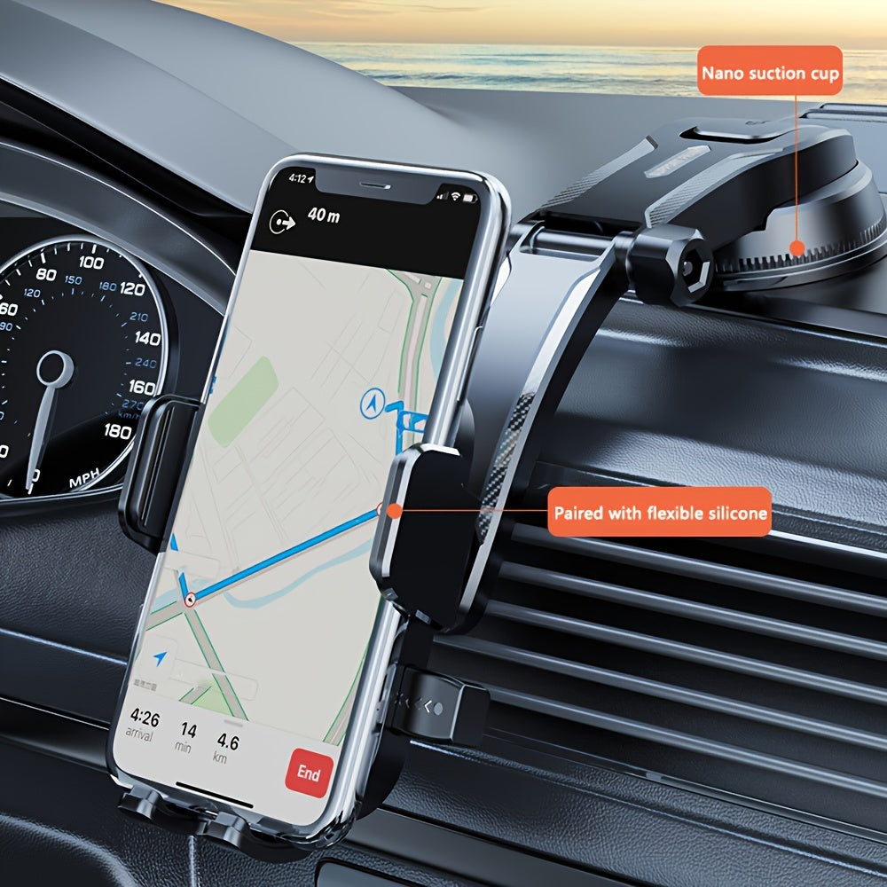 Universal avtomobil telefon o'rnatgichi, tortish va aylantirish bilan suyuqlik bilan o'rnatish