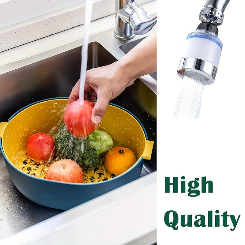 Rotating Sink Faucet Filter for Kitchen and Bathroom Heavy Metal Removal Hard Water Softening