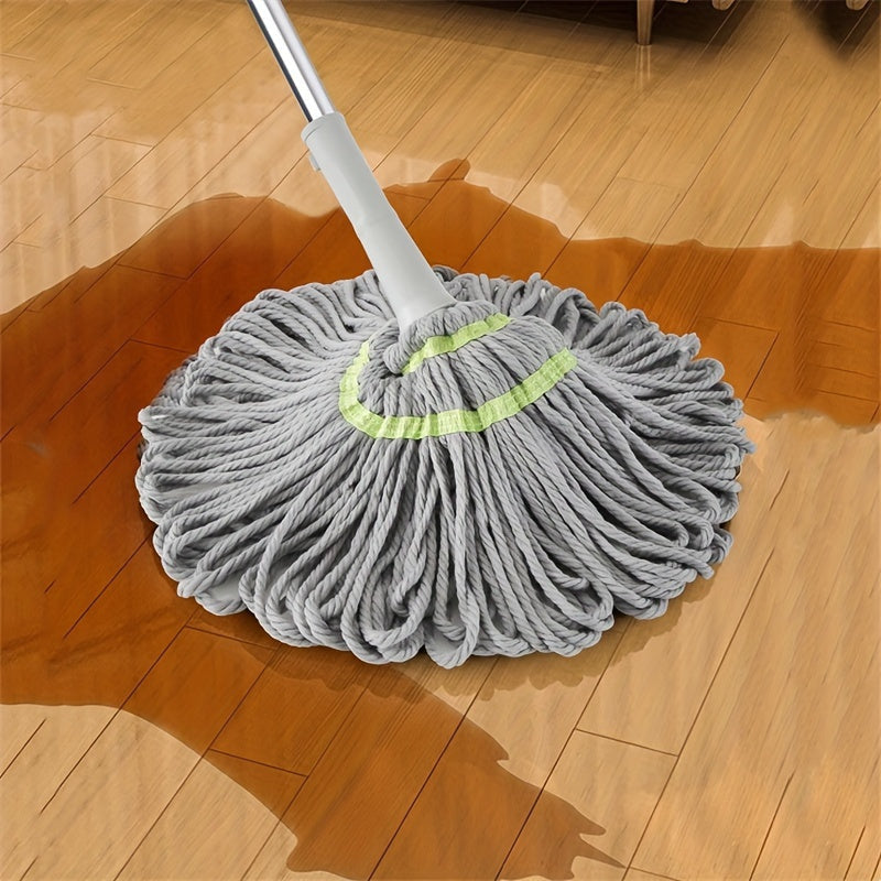 Yuqori singdiruvchi mikroto'qima mop, uzun tutqichi bilan - Oson siqish dizayni mavjud va qo'lda yuvilishi mumkin. Oshxonalar, hammomlar va plitka va yog'och pollarda foydalanish uchun mos. Mustahkam va uzoq muddatli tozalash asbobi.