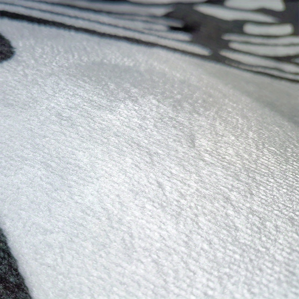 Velvet Tufted Area Rug 7.5mm qalinlikda 1100G vaznli yumshoq yotoq xonasi gilami