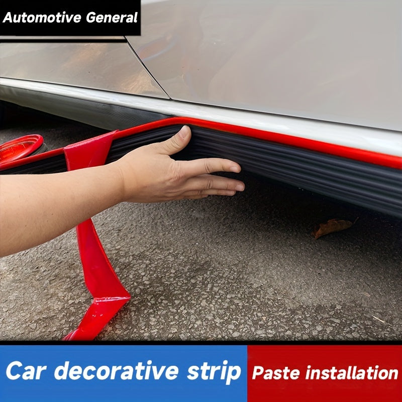 Universal Car Side Skirt Anti-Collision Scratch Guard Mud Flap Edge Protector
