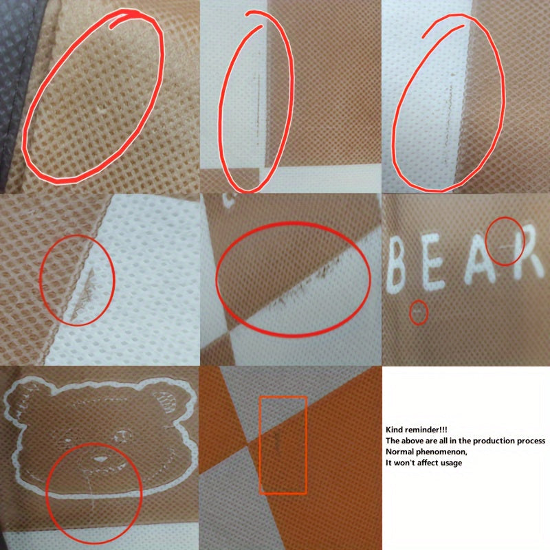 Non-Woven Storage Bag for Clothes and Quilts Dustproof Organizing and Moving