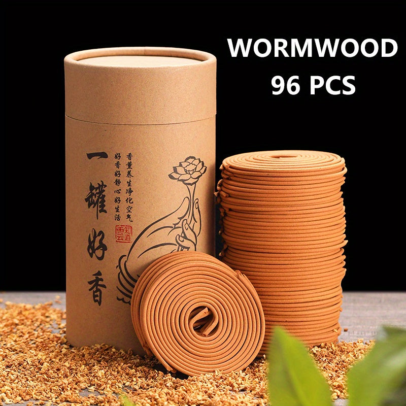 96pcs Aromatherapy Incense Plates with Agarwood Sandalwood Lavender for Yoga Meditation