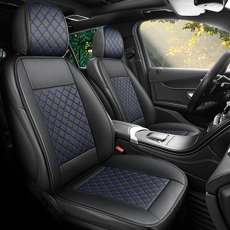 Universal Faux Leather Car Seat Covers Waterproof Breathable All-Season