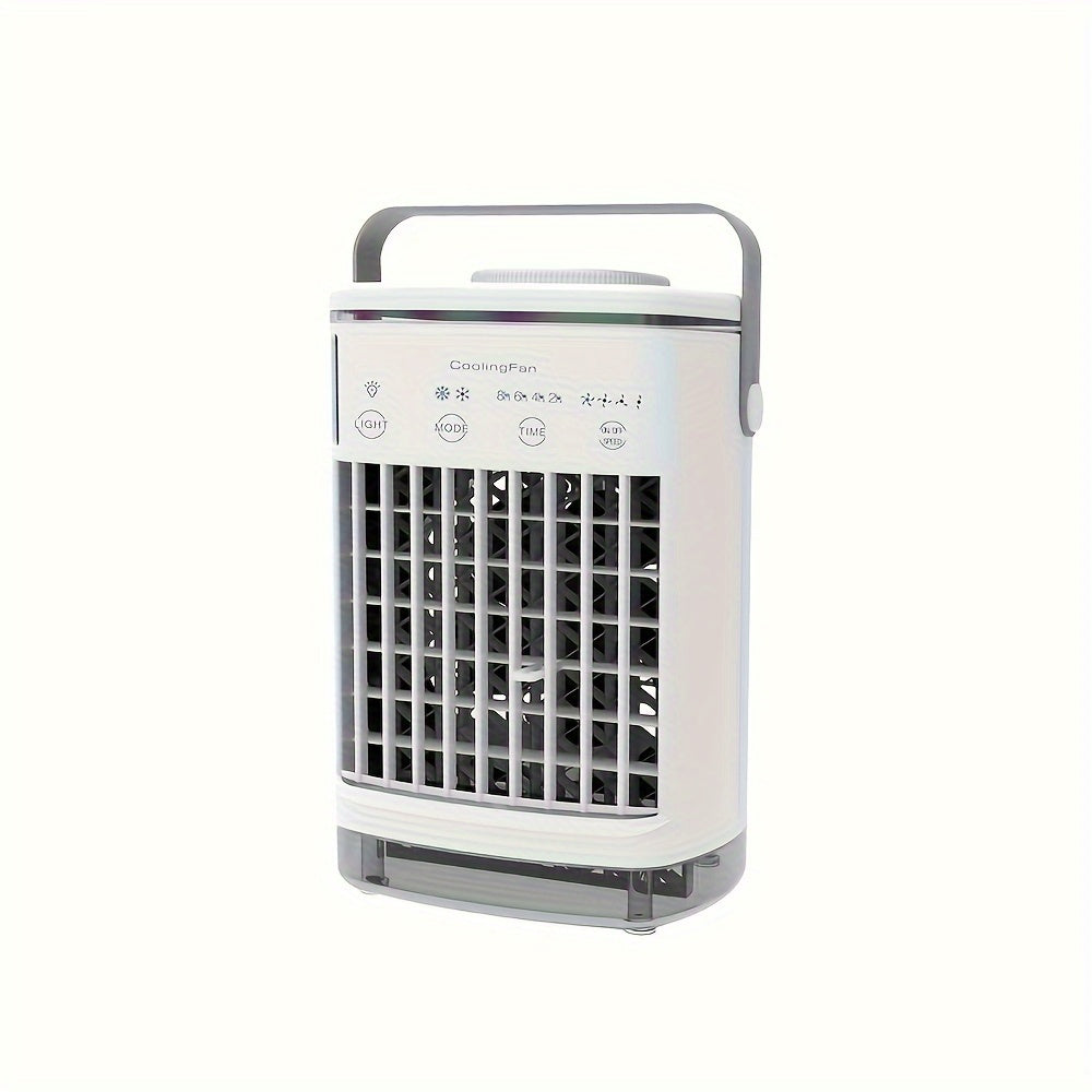 Mini Portable Air Conditioner for Home Office 4-Speed Fan Humidifier