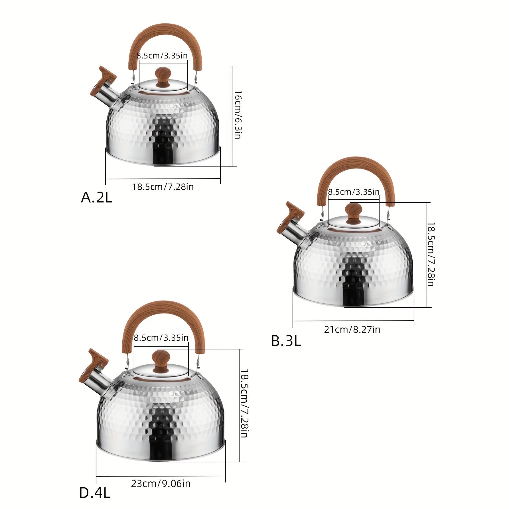 Удобный для использования на открытом воздухе чайник из нержавеющей стали с кованой текстурой и свистящим носиком, идеально подходящий для кипячения воды на заднем дворе для приготовления чая или кофе.