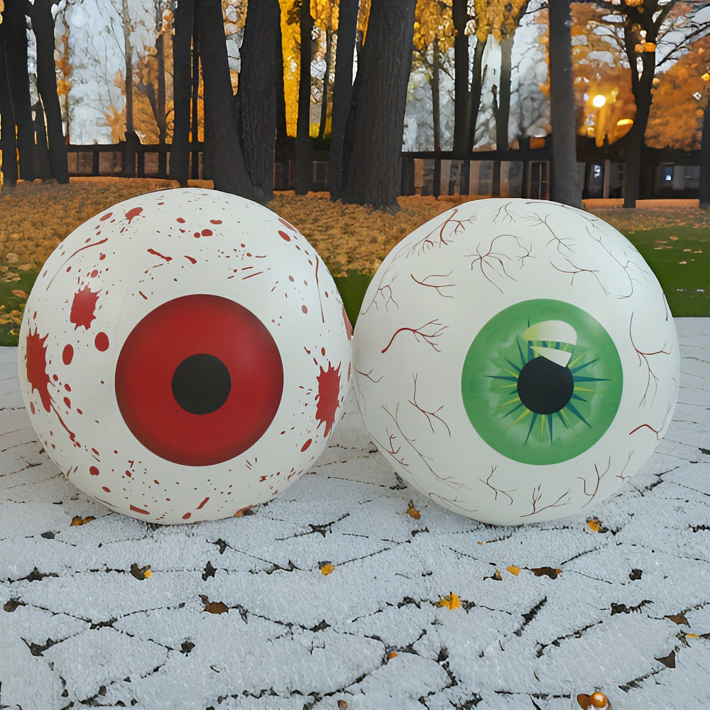 Inflatable Halloween Eyeball Decoration Large PVC Spooky Yard Garden Party