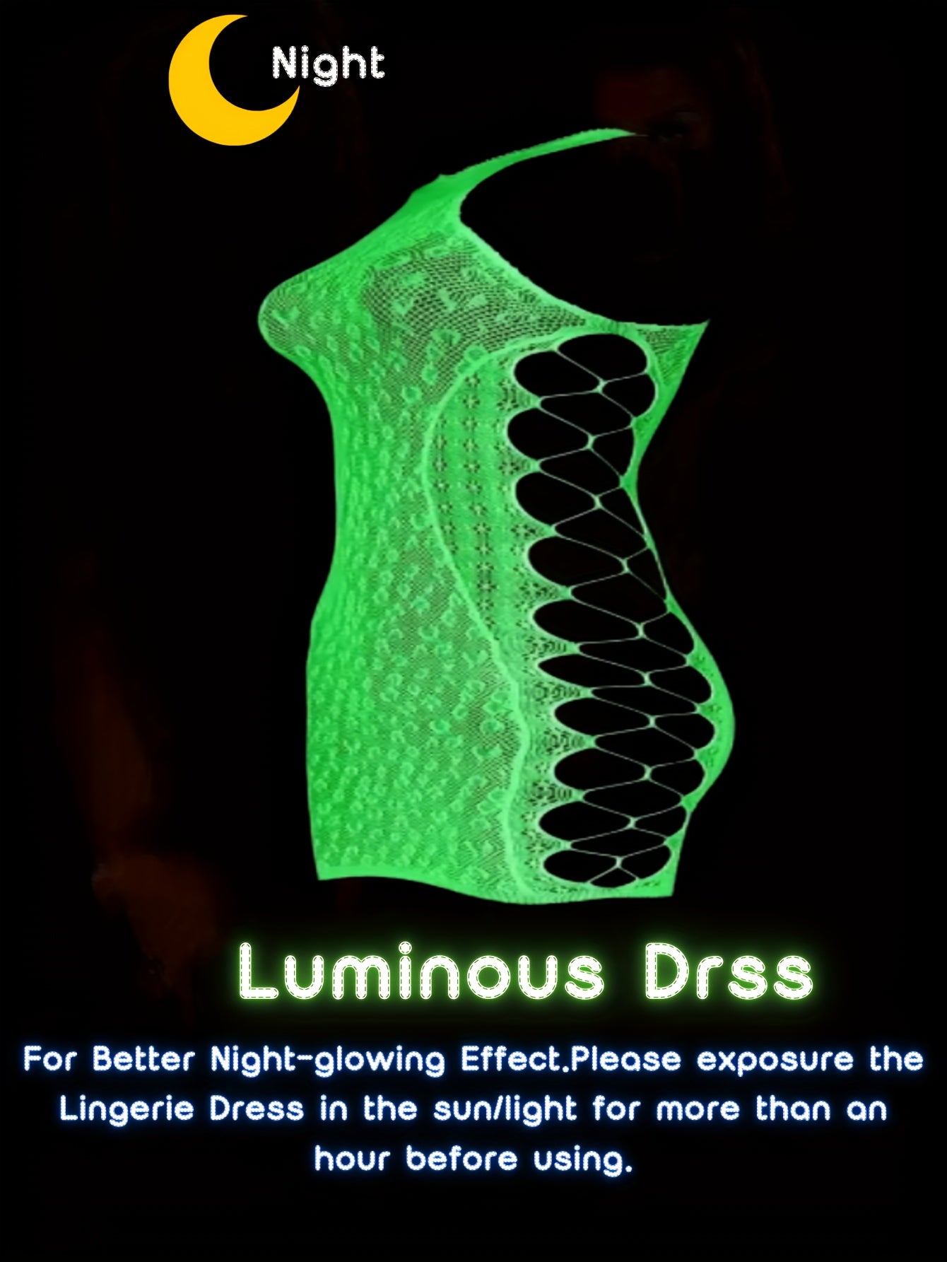 Women Fishnet Hollow Leopard Print Dress Breathable Large Size Green