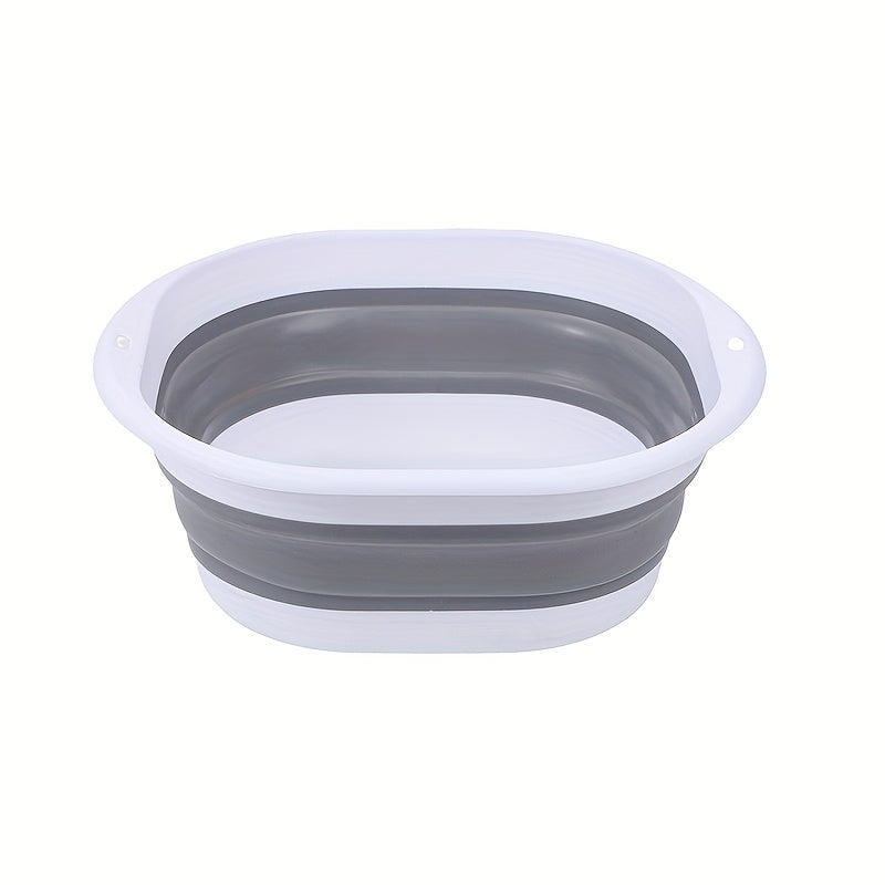 Foldable Portable Sink Basin for Camping and Home Foot Wash Gray