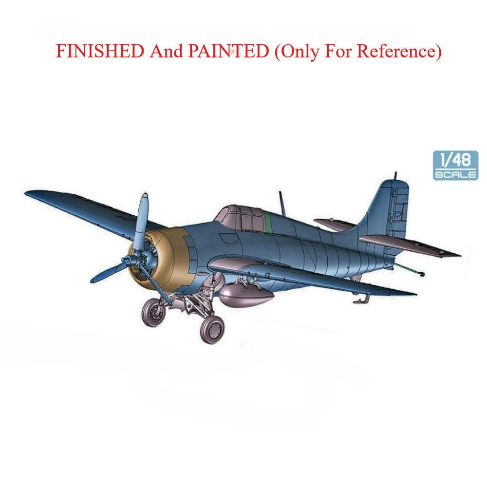 1/48 o'lchamdagi plastmassa model to'plami F4F Wildcat Midway janglari harbiy yashil, 14 yoshdan katta uchun