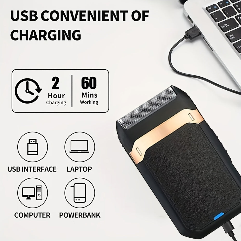 Машинка для стрижки волос 3в1, триммер для бороды, беспроводной электробритва для мужчин