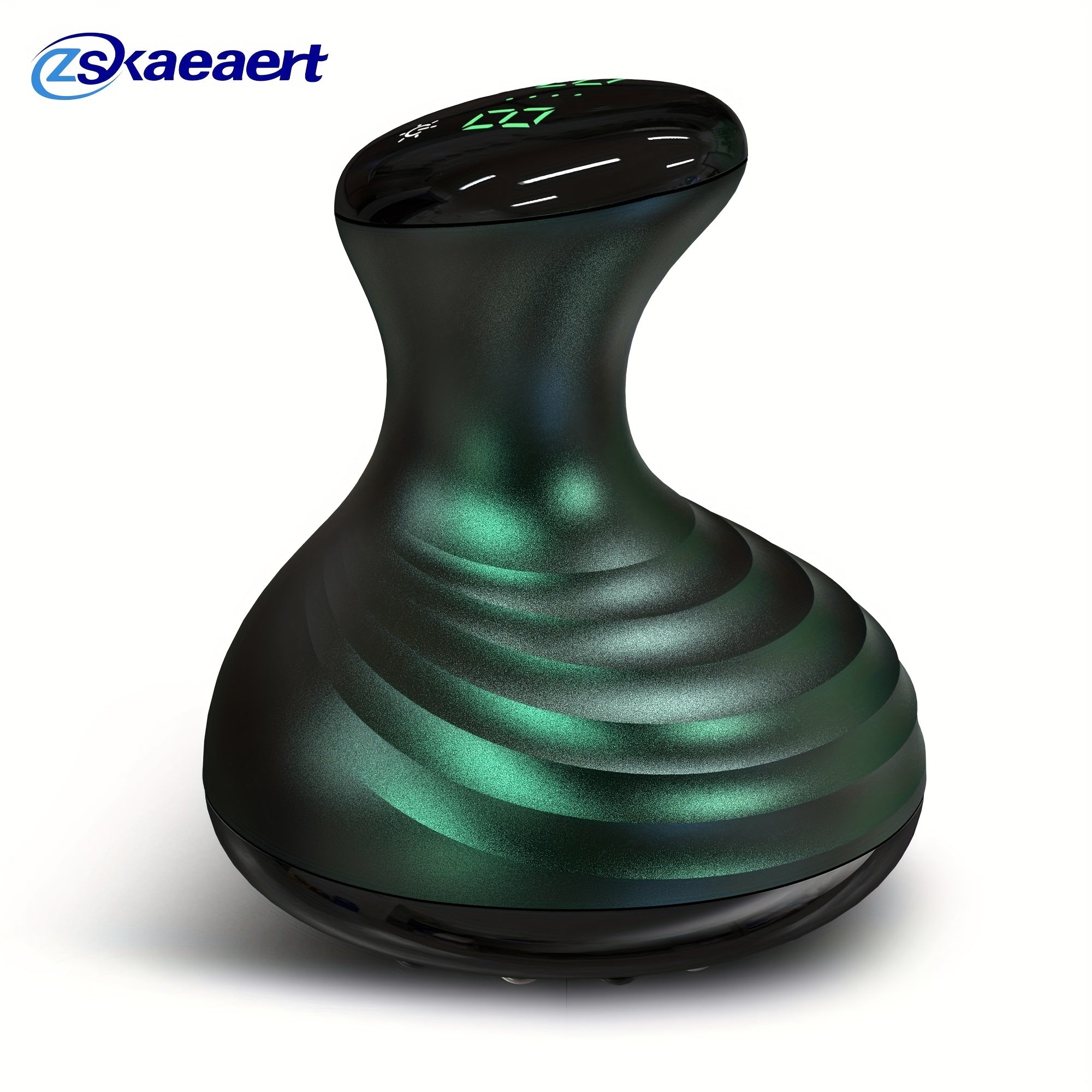 Masajeador eléctrico de ventosas con niveles de temperatura y fuerza, herramienta portátil recargable para masaje de espalda para mujeres, hombres y personas mayores