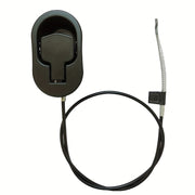 Black Metal Recliner Handle with 12.06cm Cable for Sofa and Chair Recliner Release