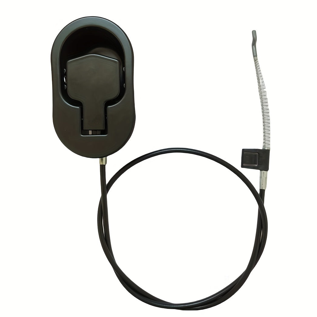 Black Metal Recliner Handle with 12.06cm Cable for Sofa and Chair Recliner Release
